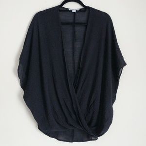 🚩SALE Sleeveless Surplice Blouse in Black